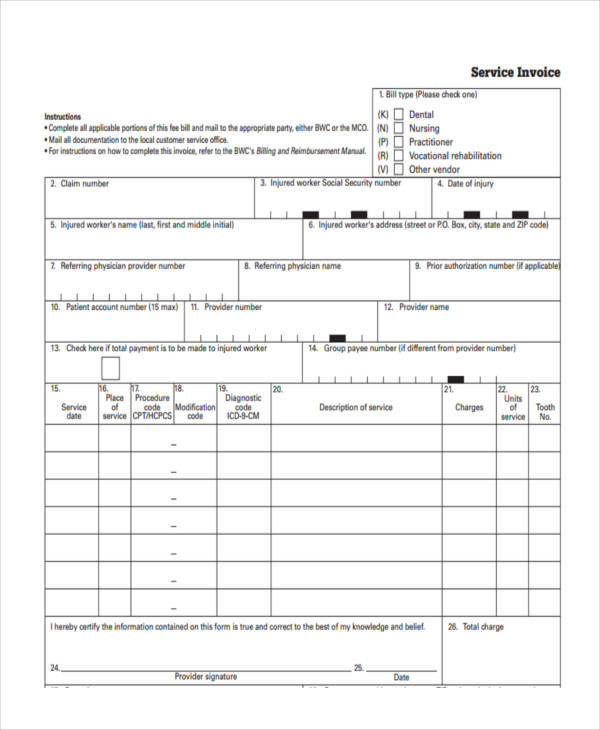 FREE 10+ Standard Invoice Templates in PDF