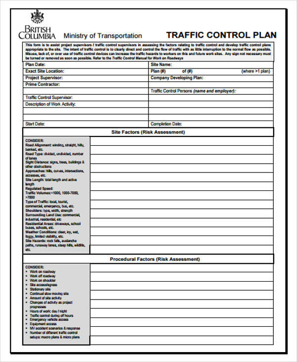 FREE 8+ Control Plan Samples & Templates in PDF MS Word