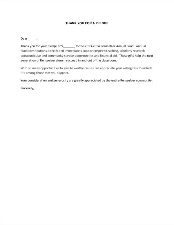 FREE How to Write a Donation ThankYou Letter [ Samples and Tips ]