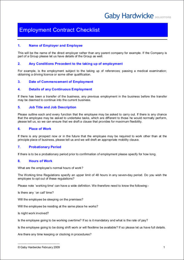 FREE 44+ Sample Checklist Samples & Templates in Samples in Excel PDF
