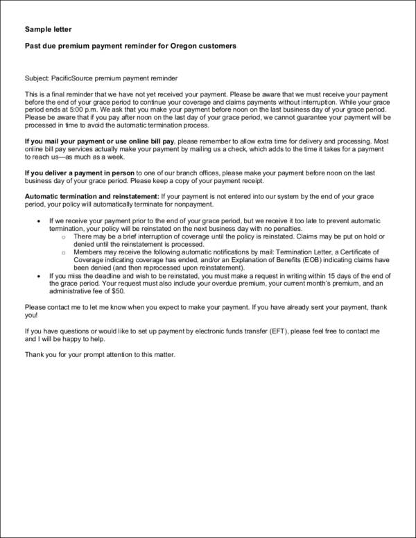 FREE 16+ Payment Notice Samples & Templates in PDF