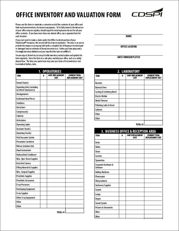 FREE 18+ Inventory Checklist Samples & Templates Samples in PDF MS