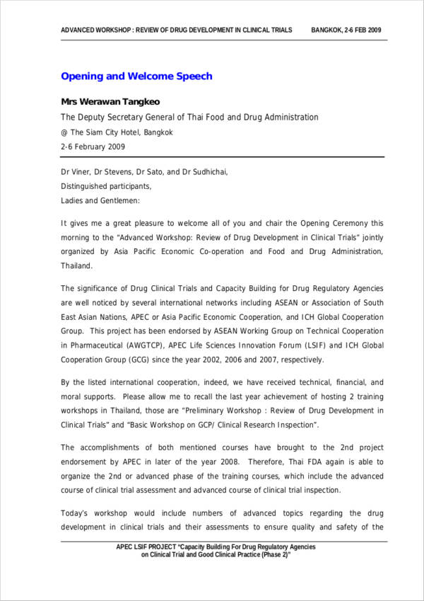 Hotel Grand Opening Speech Sample Coverletterpedia