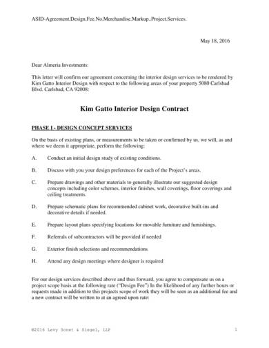 Free 11+ Interior Design Contract Samples In Pdf | Ms Word | Google Docs | Apple Pages