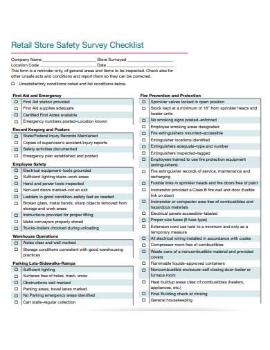 Printable Retail Store Daily Checklist - templates.iesanfelipe.edu.pe