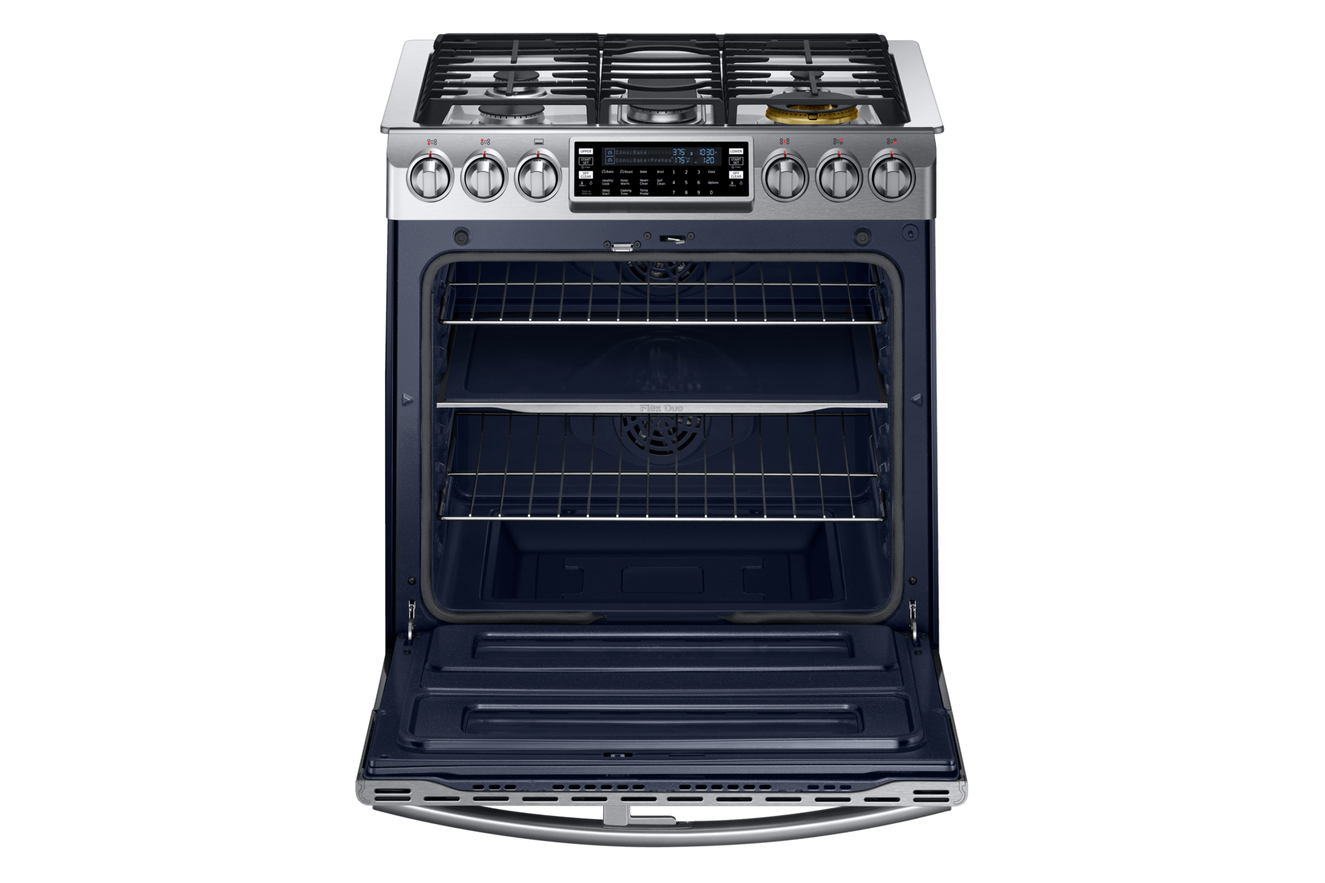 NY58J9850WS Gas Range with Dual Fuel Technology, 5.8 cu.ft SAMSUNG Canada