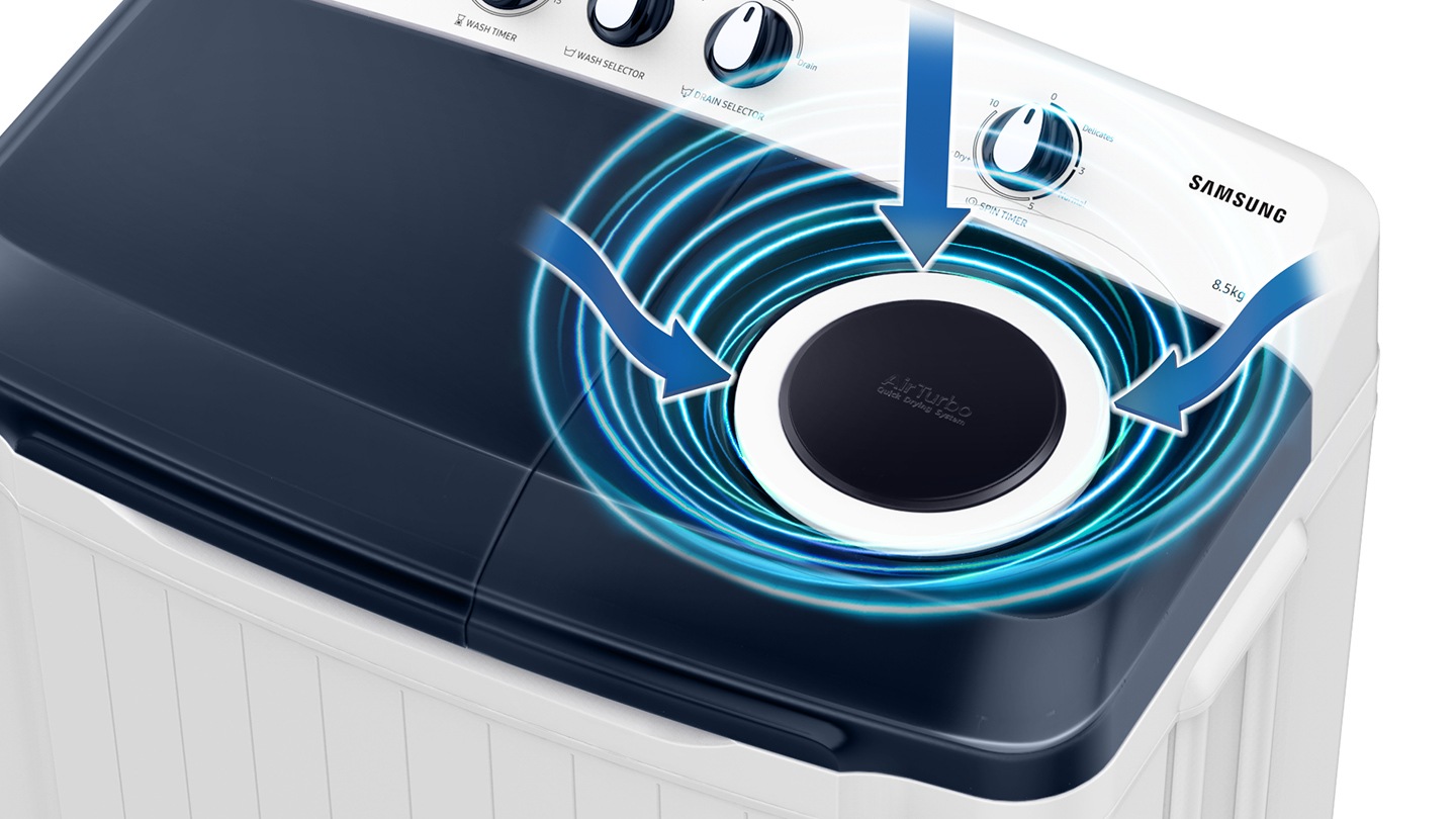 Samsung 8.0 Kg SemiAutomatic 5 Star Top Loading Washing Machine