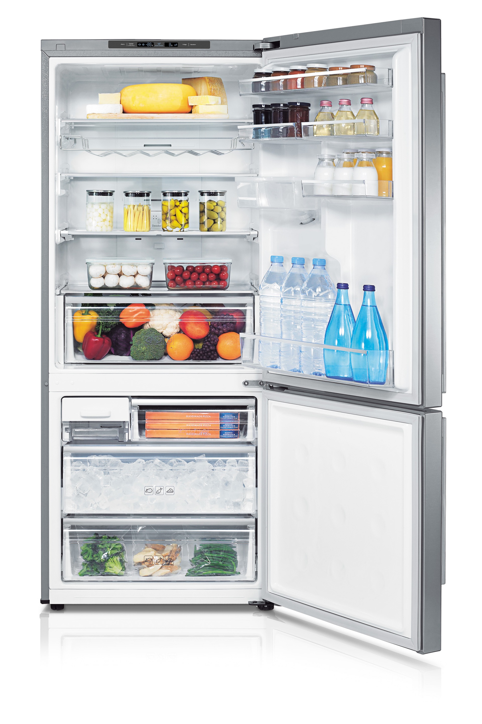 Barosa 448L Bottom Mount Refrigerator Stainless Steel (SRL455DLS) Samsung NZ