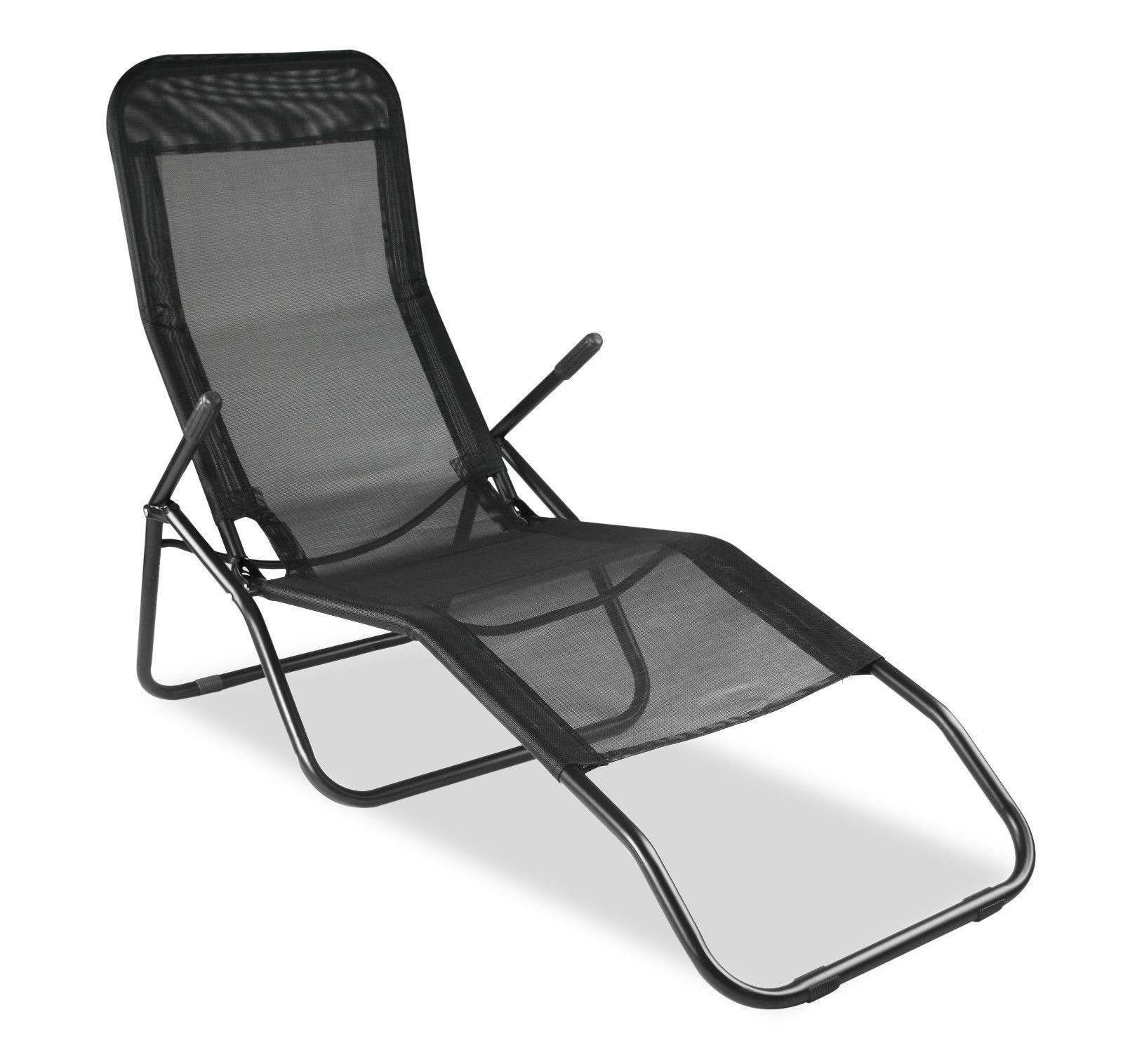 NEW GARDEN RECLINER CHAIR FOLDING SUN LOUNGER W/ARMREST eBay