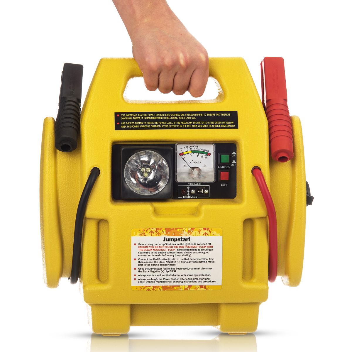 12v Portable Car Jump Starter Air Compressor Battery Start Booster