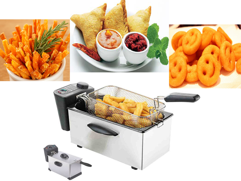 ELECTRIC POTATO PEELER/ DEEP FAT FRYER/ POTATO CHIPPER CHIPS VEG
