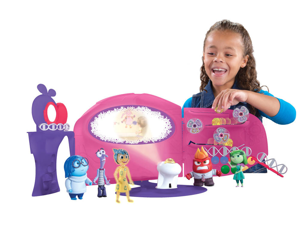 DISNEY PIXAR INSIDE OUT HEADQUARTERS PLAYSET WITH JOY FIGURE CHARACTER