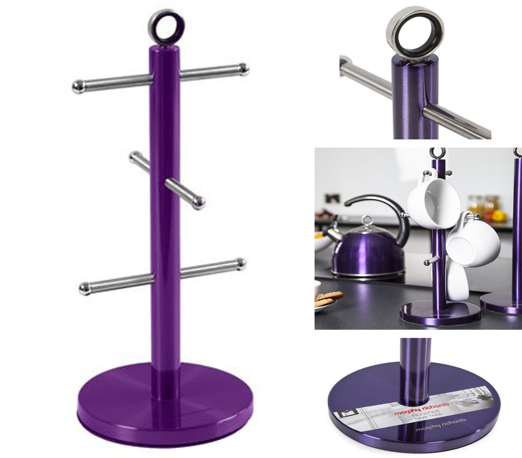 MORPHY RICHARDS KITCHEN UTENSIL SET BREAD MUG TREE KITCHEN ROLL HOLDER