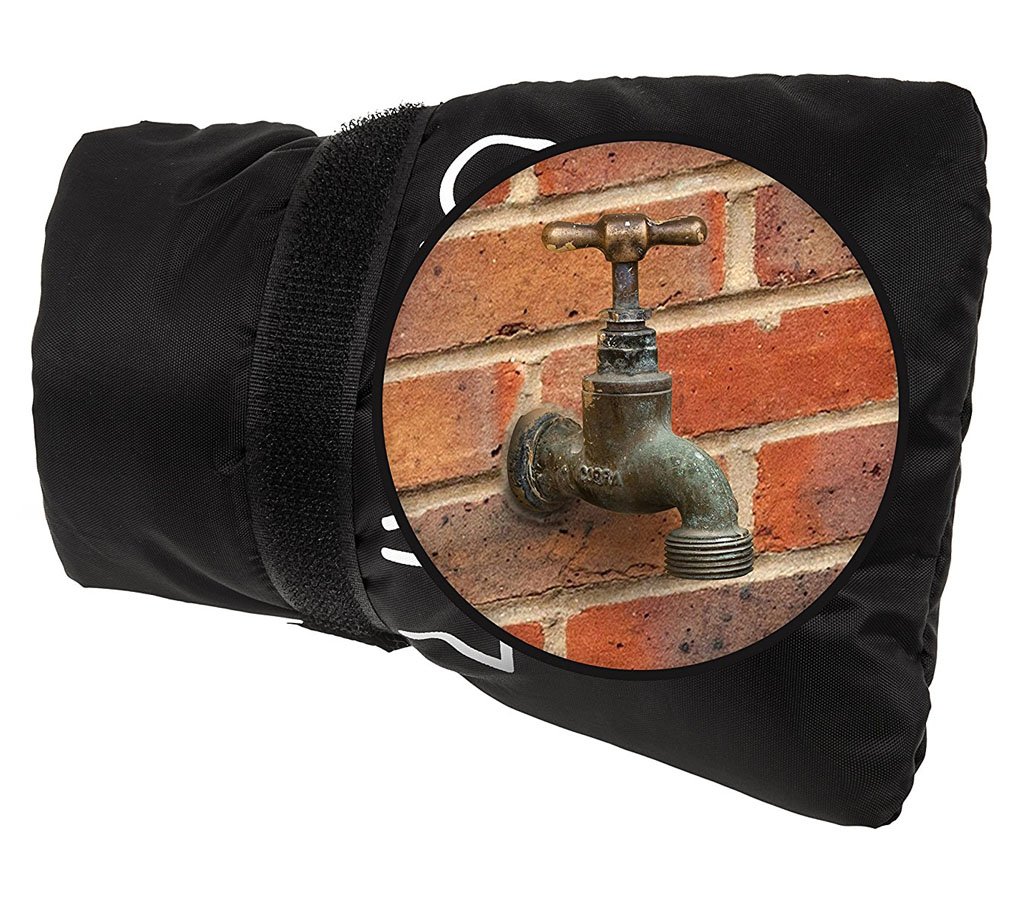 LIVIVO OUTSIDE FROST TAP JACKET PROTECTOR THERMAL PADDED INSULATED BLACK COVER eBay