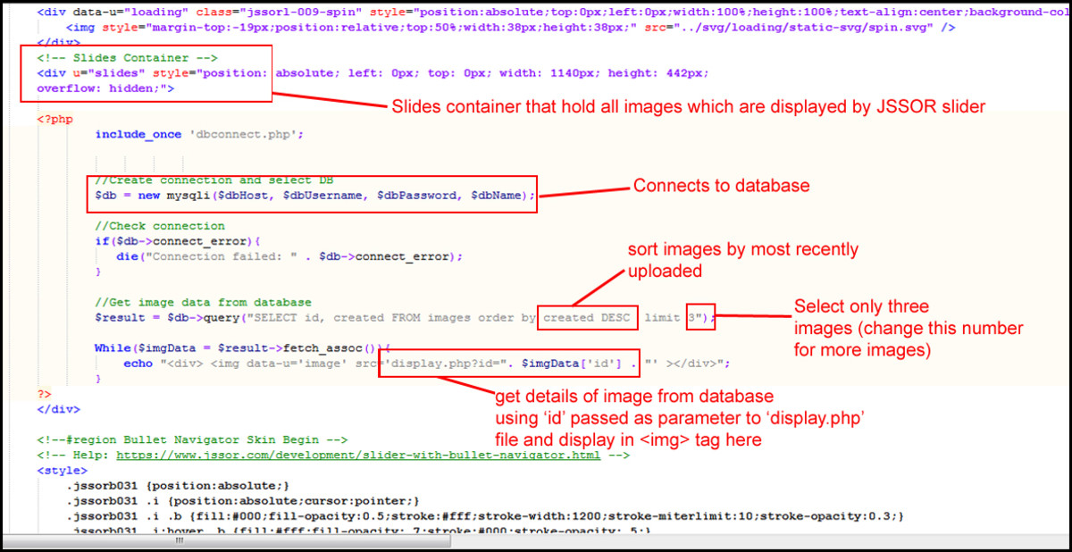 Dynamically Display Images in Image Slider using PHP and MySql HubPages