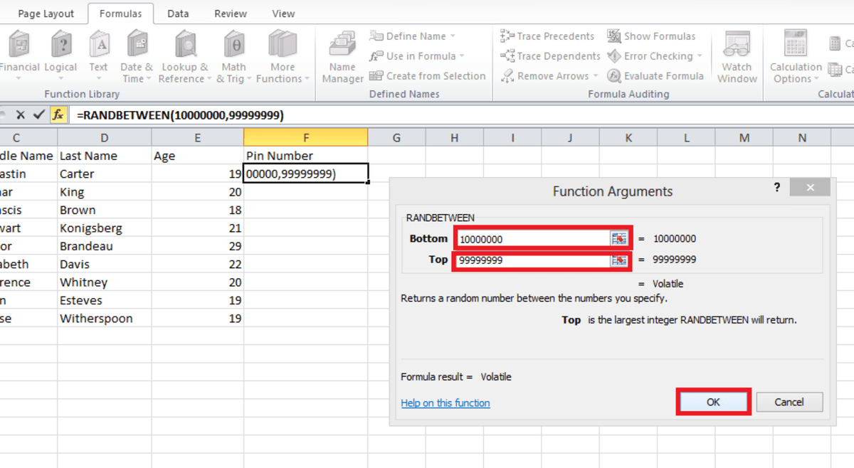 Process to generate random pin number in excel The easiest process to create automated random