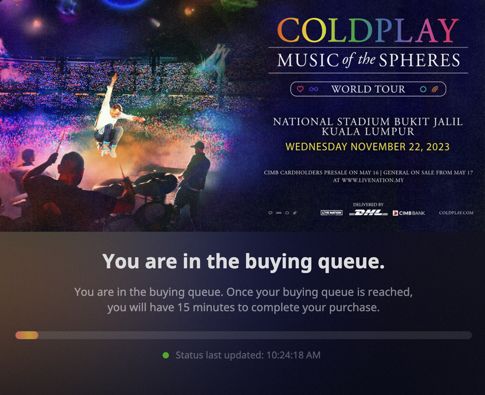 Scalpers Are Reselling Tickets To Coldplay's KL Concert For More Than