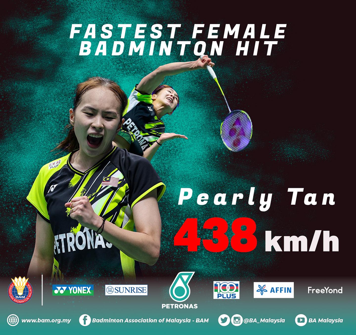 Pearly Tan Breaks Guinness World Record With Fastest Badminton Smash In