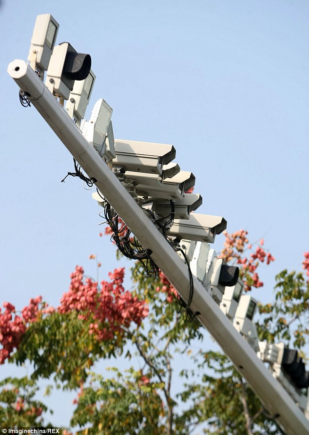 Meanwhile In China... More Than 60 CCTV Cameras Installed On One Street