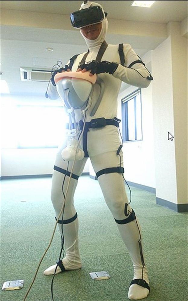 This Virtual Reality Sex Suit Looks Like An April Fools Prank, But