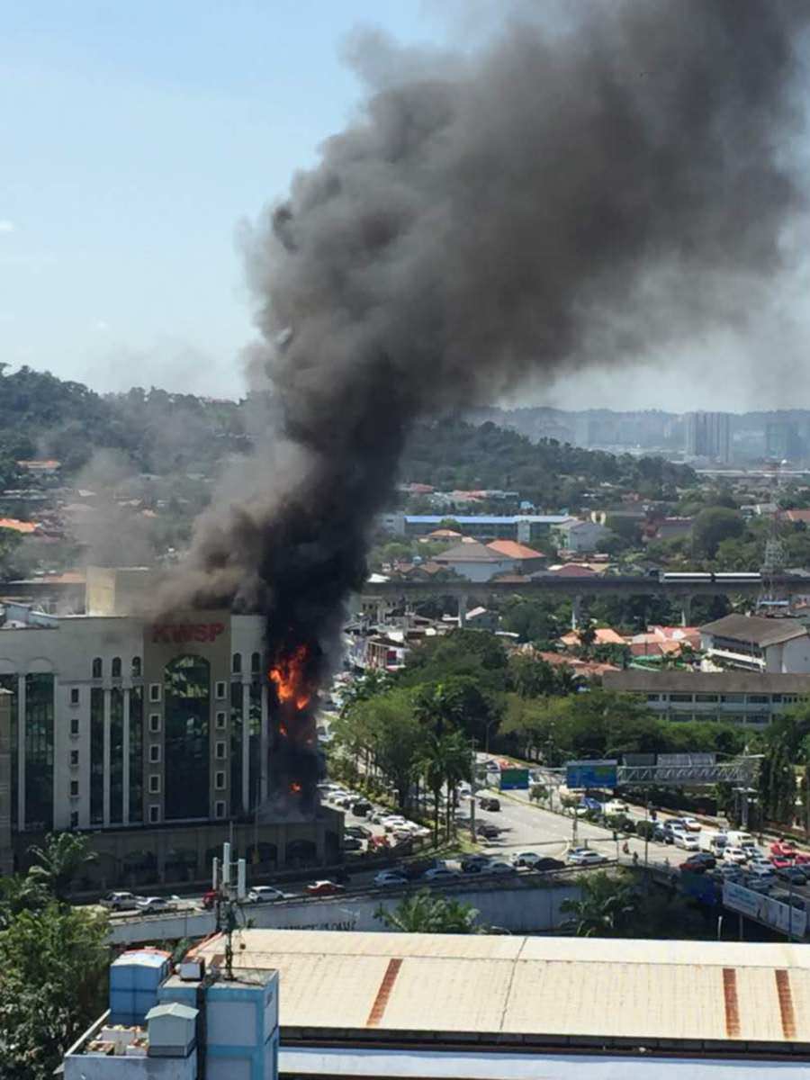 Epf Building On Fire Landmark Epf Building On Fire Free