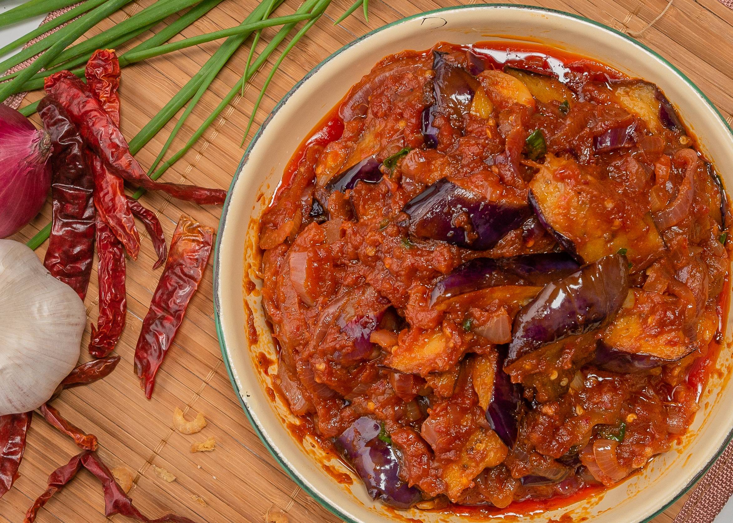 Resepi Terung Masak Merah Simple & Sedap
