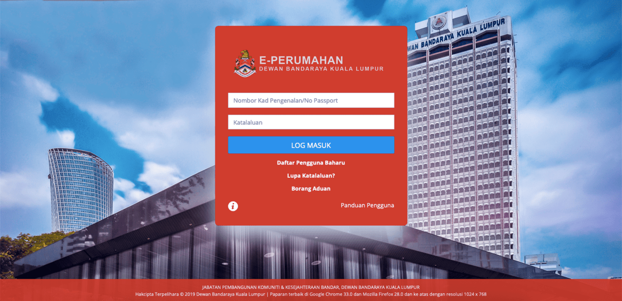Sewa Bilik RM100 DBKL Kini Dibuka Untuk Pendaftaran. Orang