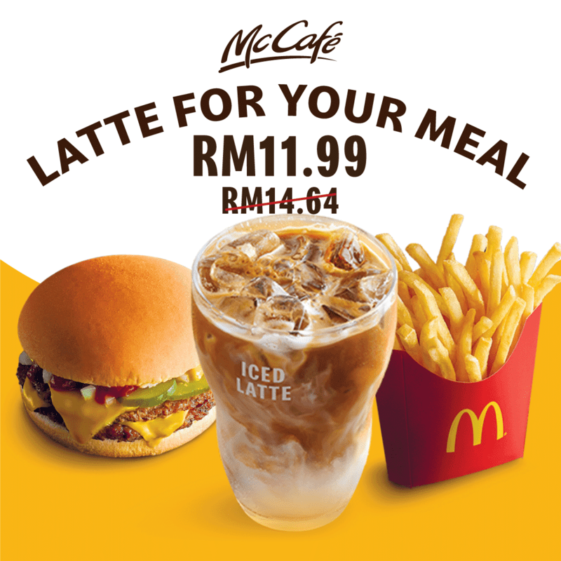 Enjoy Iced Latte For Only RM1.99 & More Crazy Coffee Promos At McCafe
