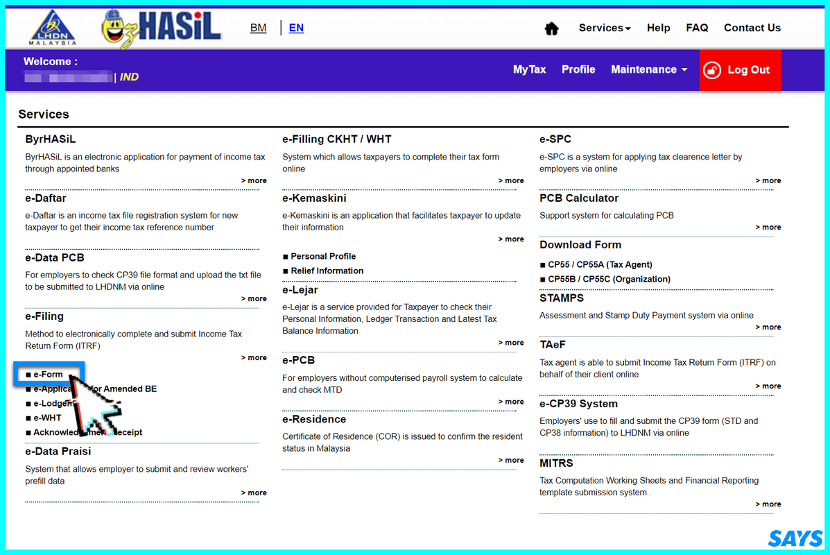 Borang Ckht 1A Lhdn / MOshims Borang Ckht 1a / Panduan