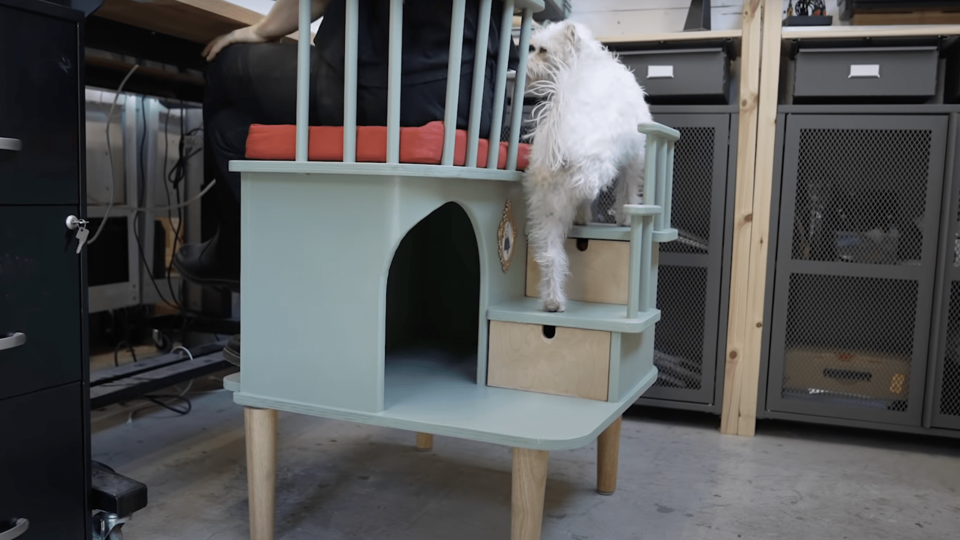 Inventor Builds Adorable Chair That Allows Your Clingy Pets To Sit With