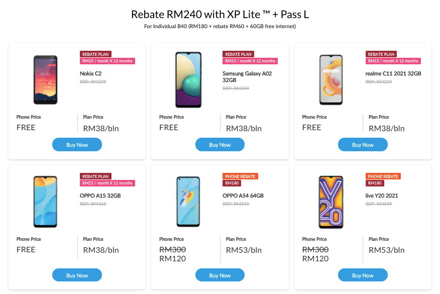 B40 Community Can Claim Up To RM360 Rebates, Free Phone, & Unlimited