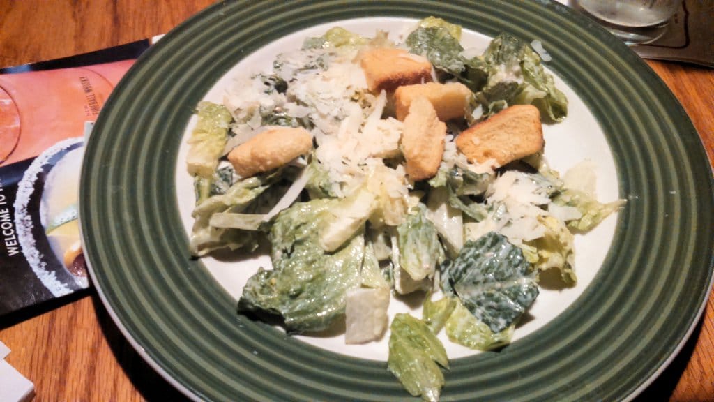 Caesar Salad (Small) from Applebee’s Nurtrition & Price