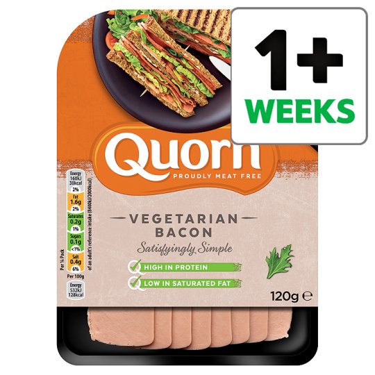 Bacon Style Rashers from Quorn Nurtrition & Price