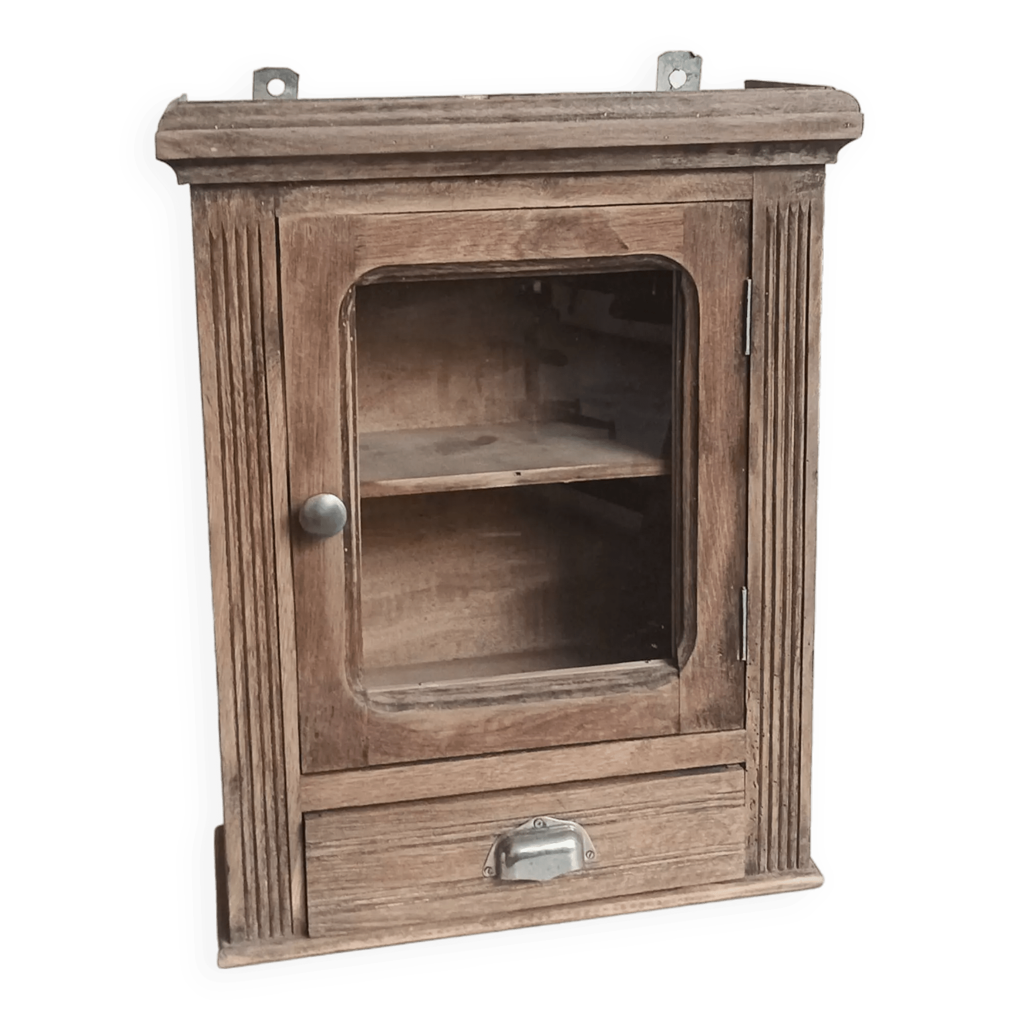 Armoire murale vitrée ancienne Selency