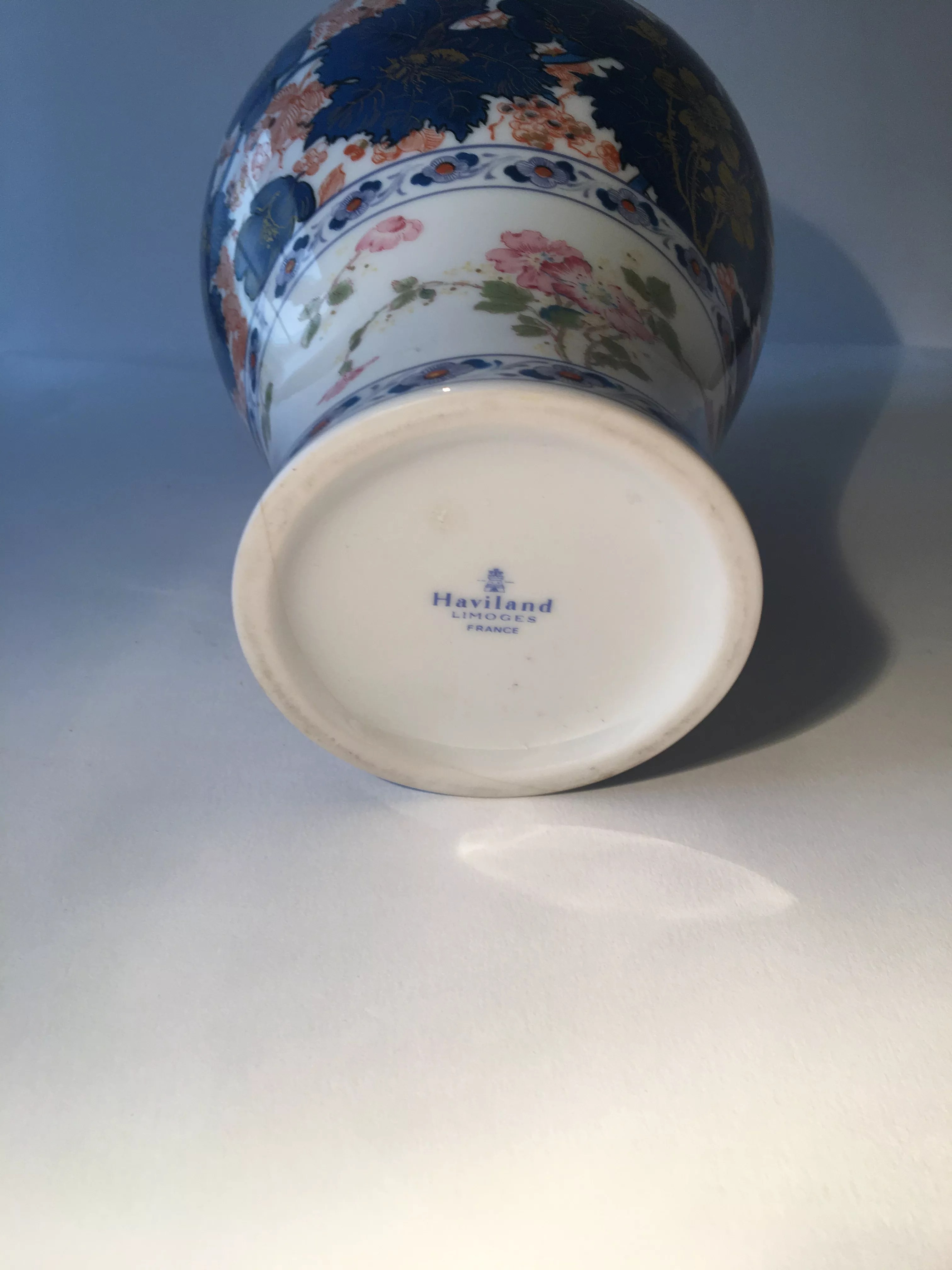 Vase en porcelaine de Limoges Haviland collection Dammouse Selency