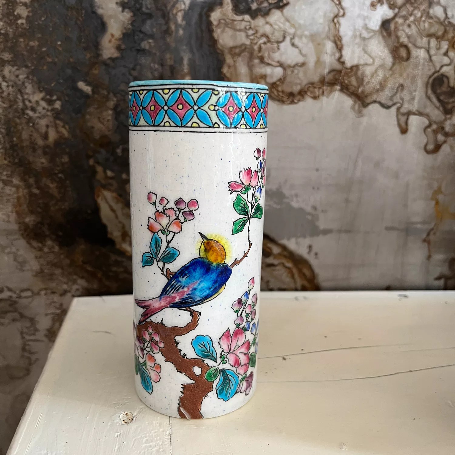 Vase rouleau longwy Selency