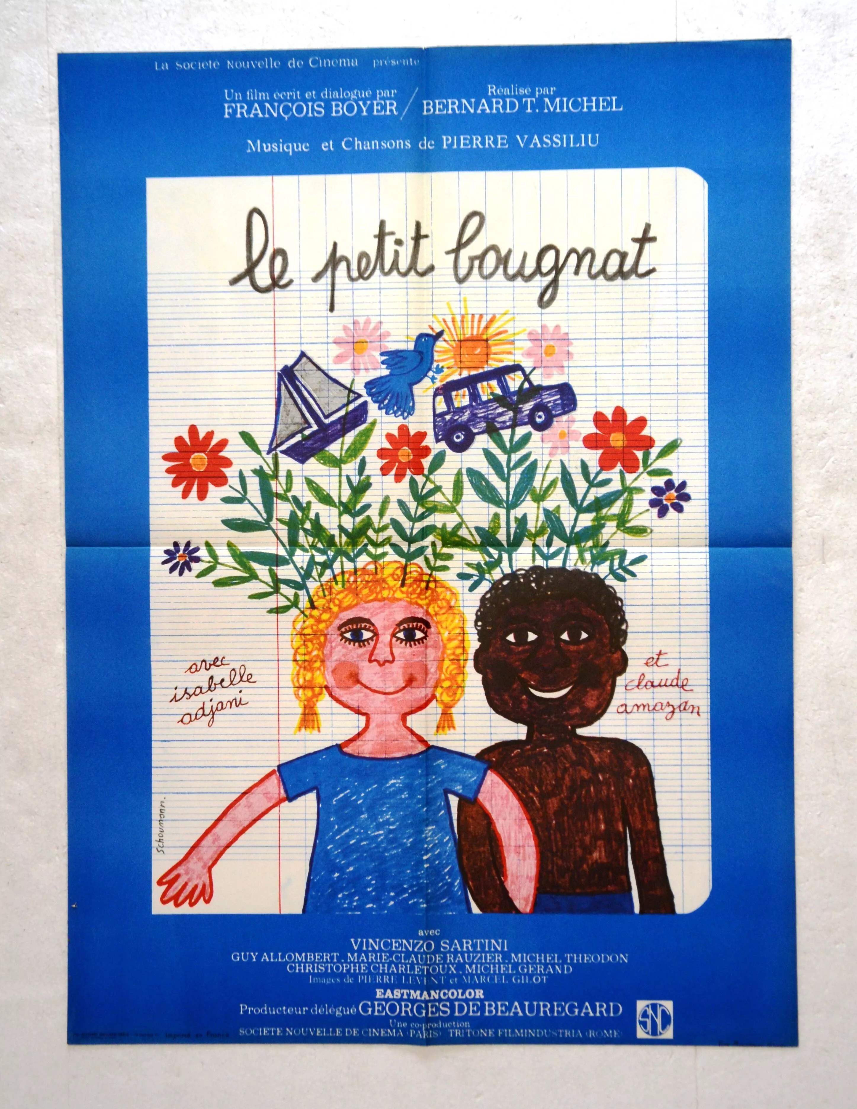 Affiche originale cinéma "Le petit Bougnat" 1970 Isabelle Adjani Selency