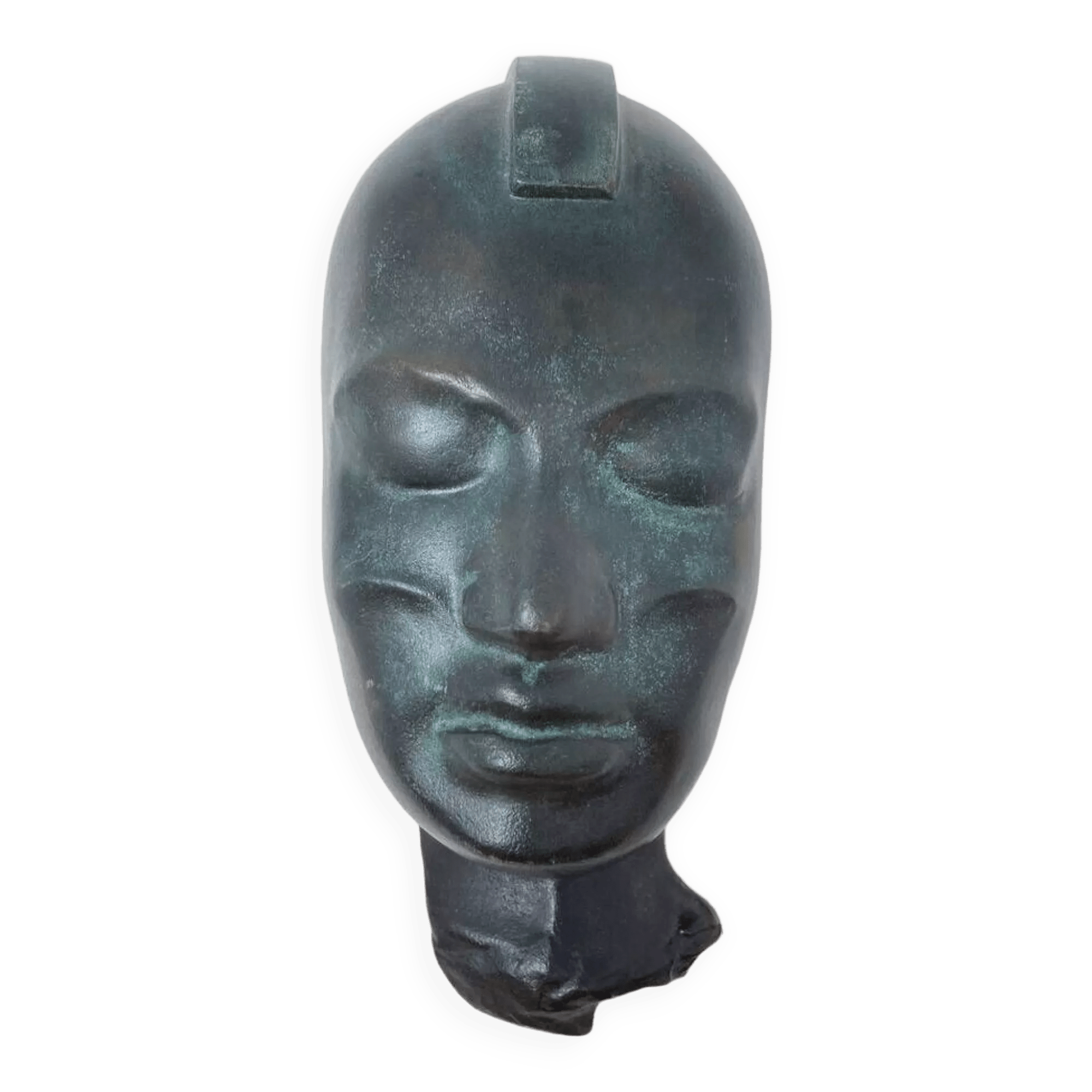 Sculpture en bronze moderne du milieu du siècle Selency