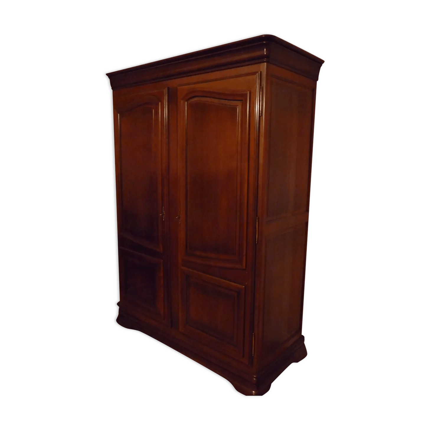 Armoire 2 portes merisier massif Selency