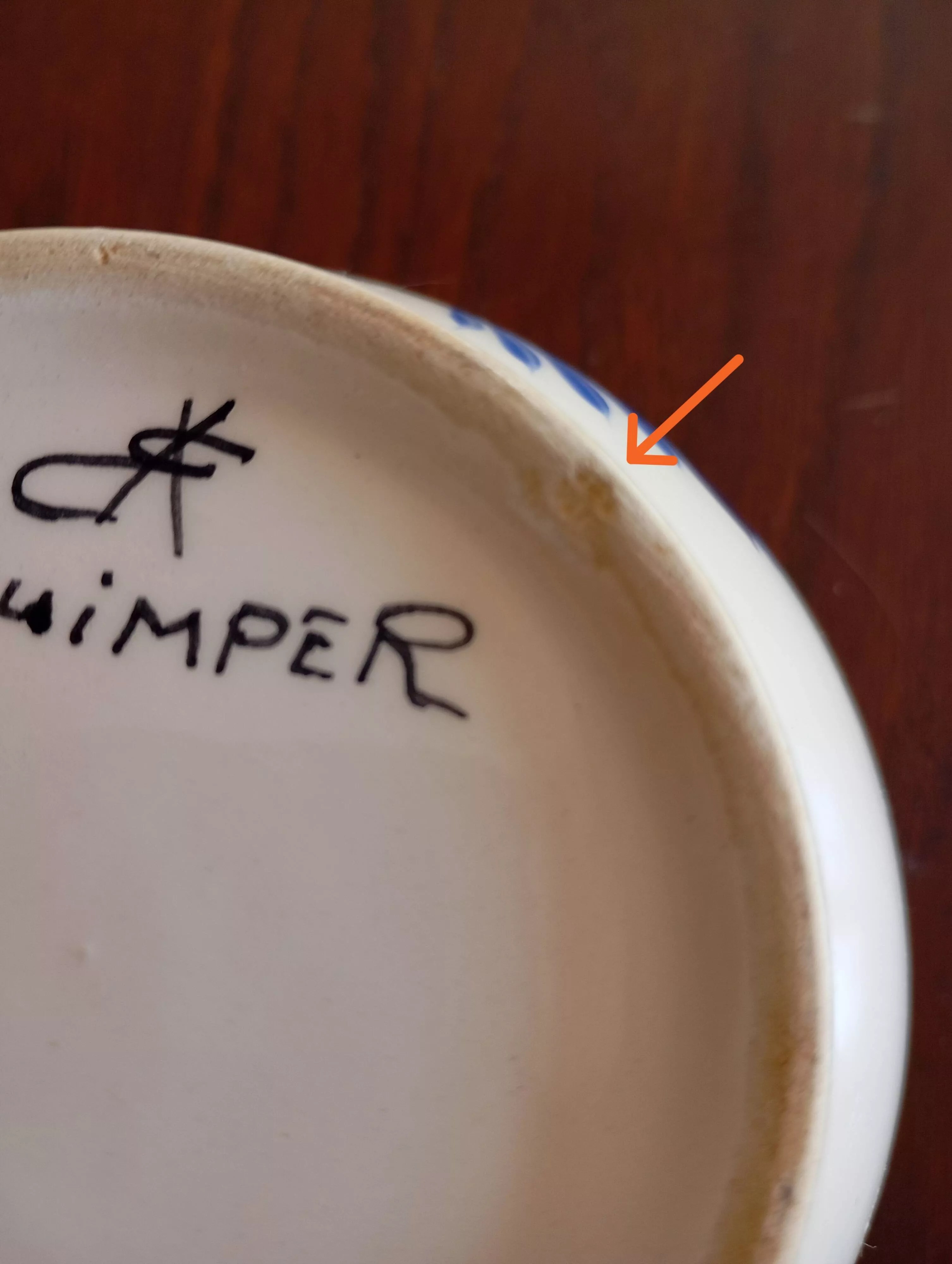 Bol breton fab (faïencerie d'art breton) Selency