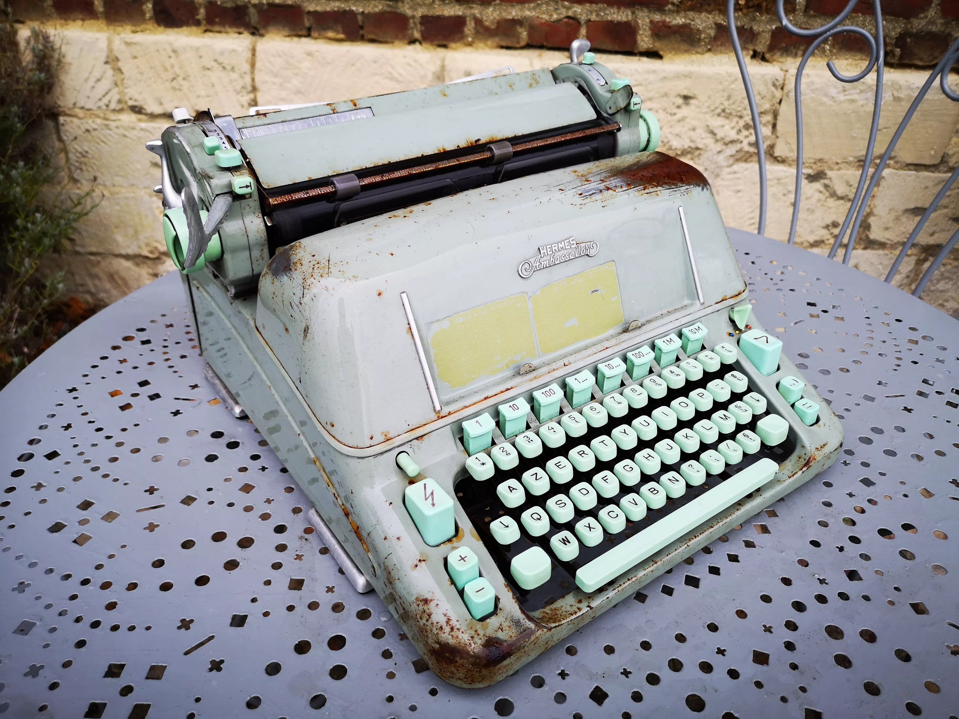 Hermes Ambassador typewriter Selency