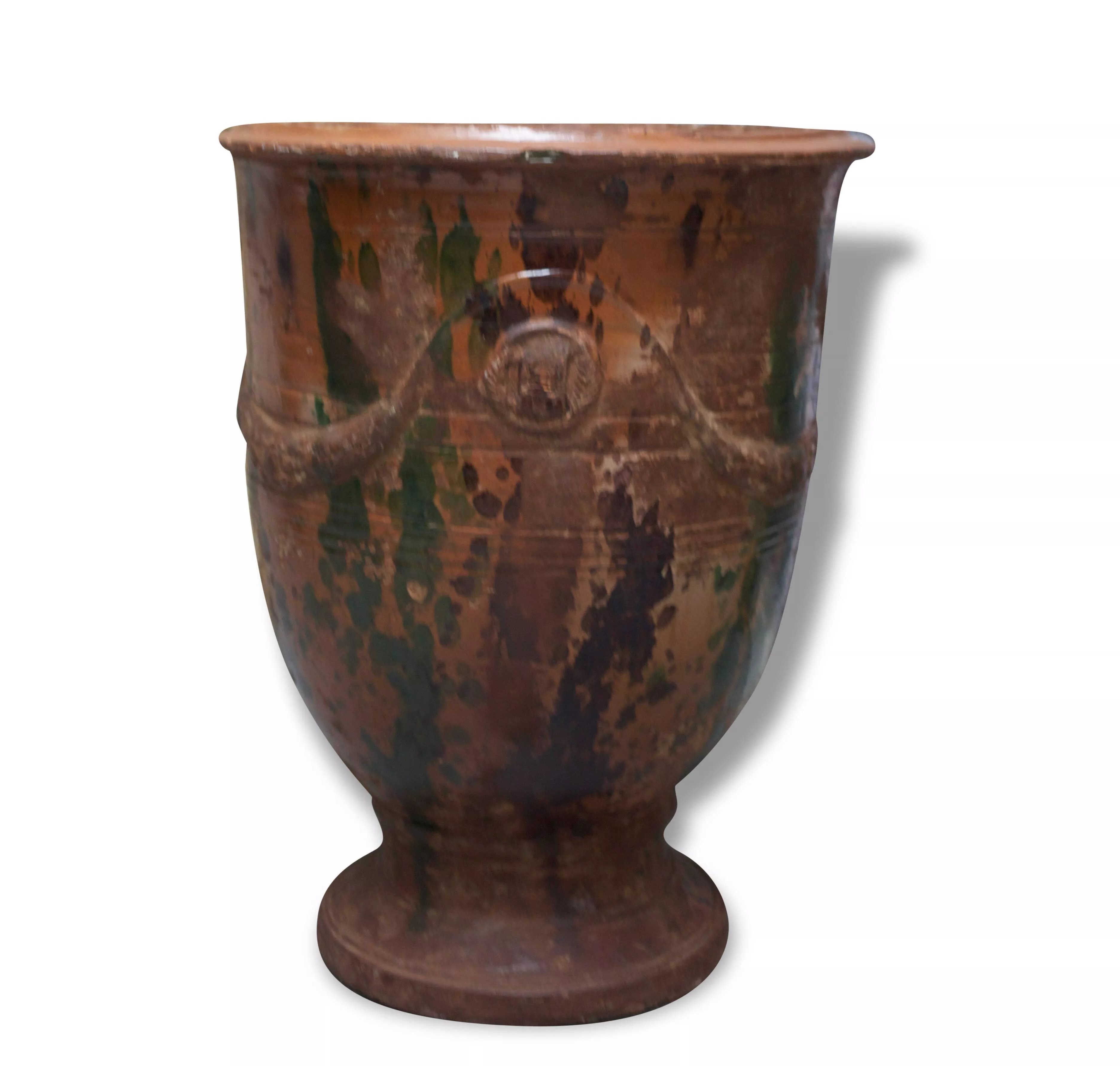 Grand vase d'Anduze fin 19° Selency