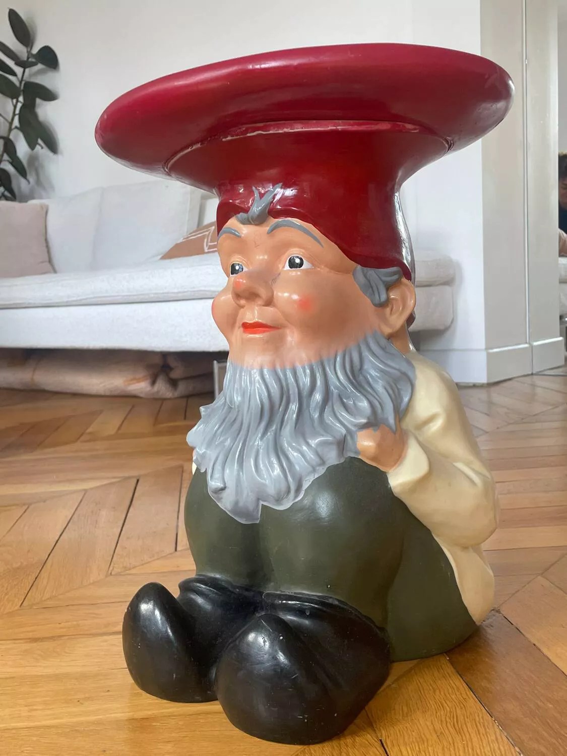 Napoleon model garden gnome side table by Philippe Starck, Kartell