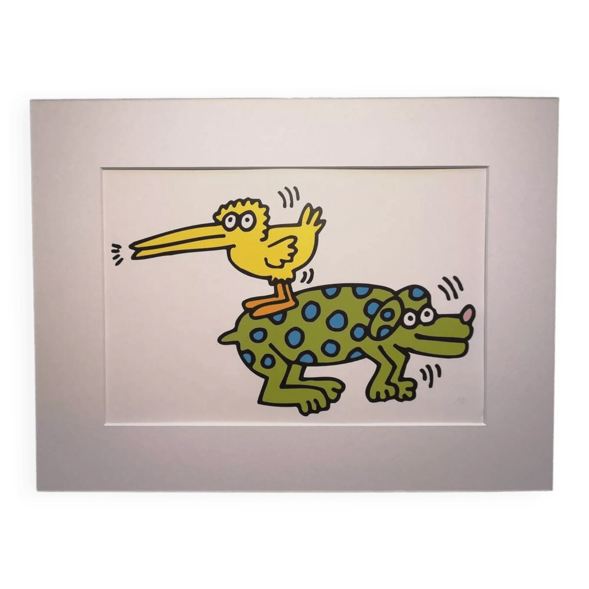 Illustration de Keith Haring Série 'Animals' 10/12 Selency