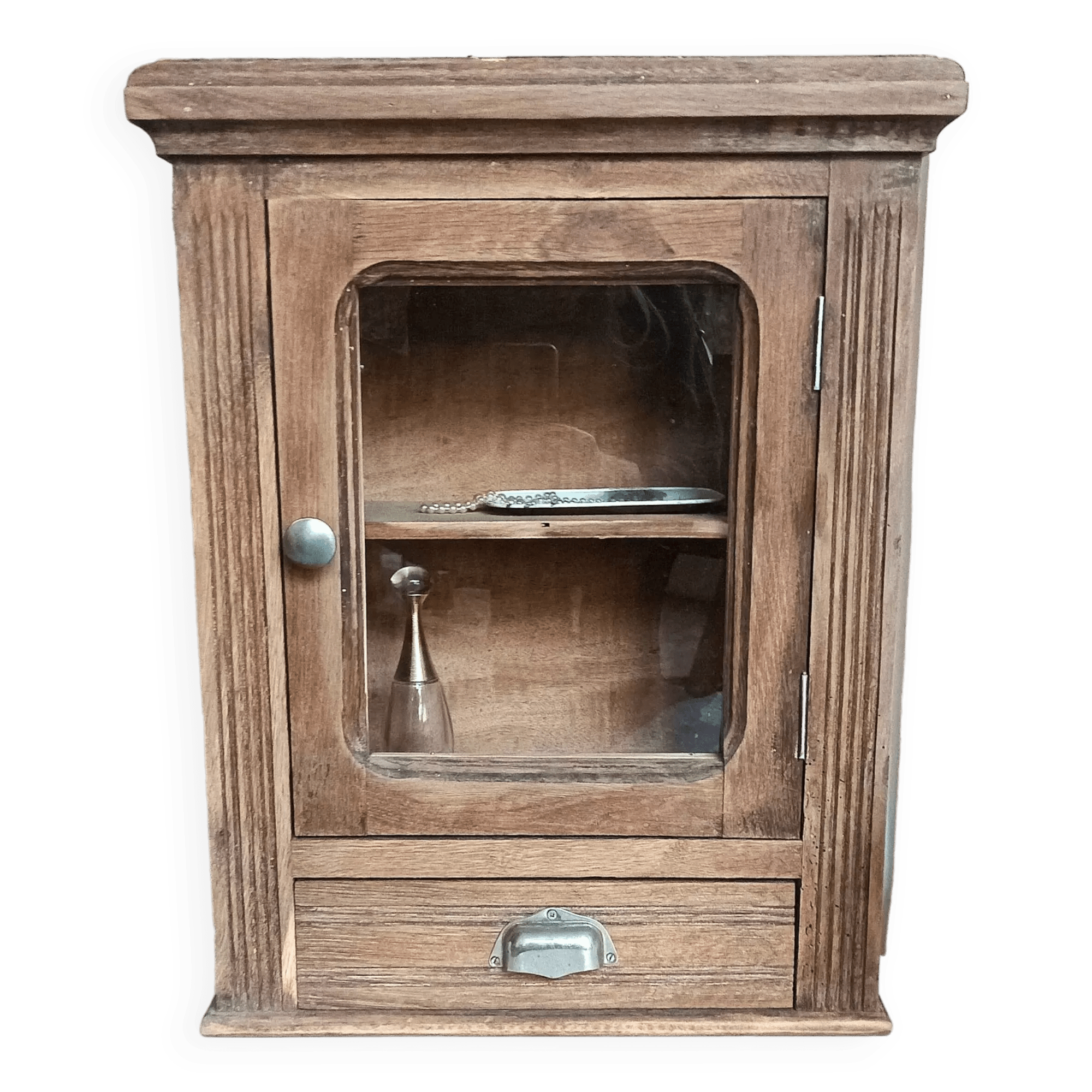 Armoire murale vitrée ancienne Selency