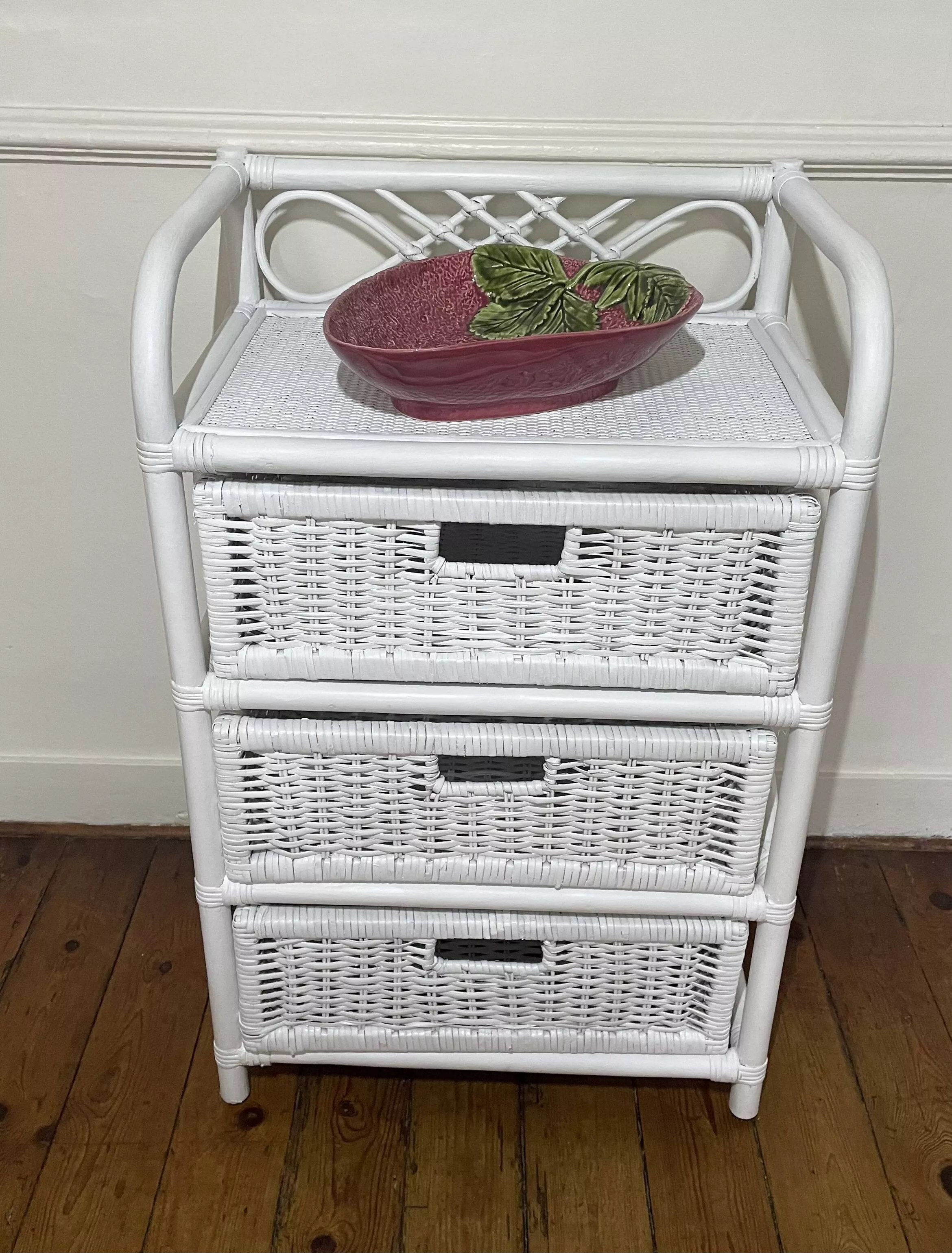 Meuble de rangement rotin à 3 tiroirs Selency