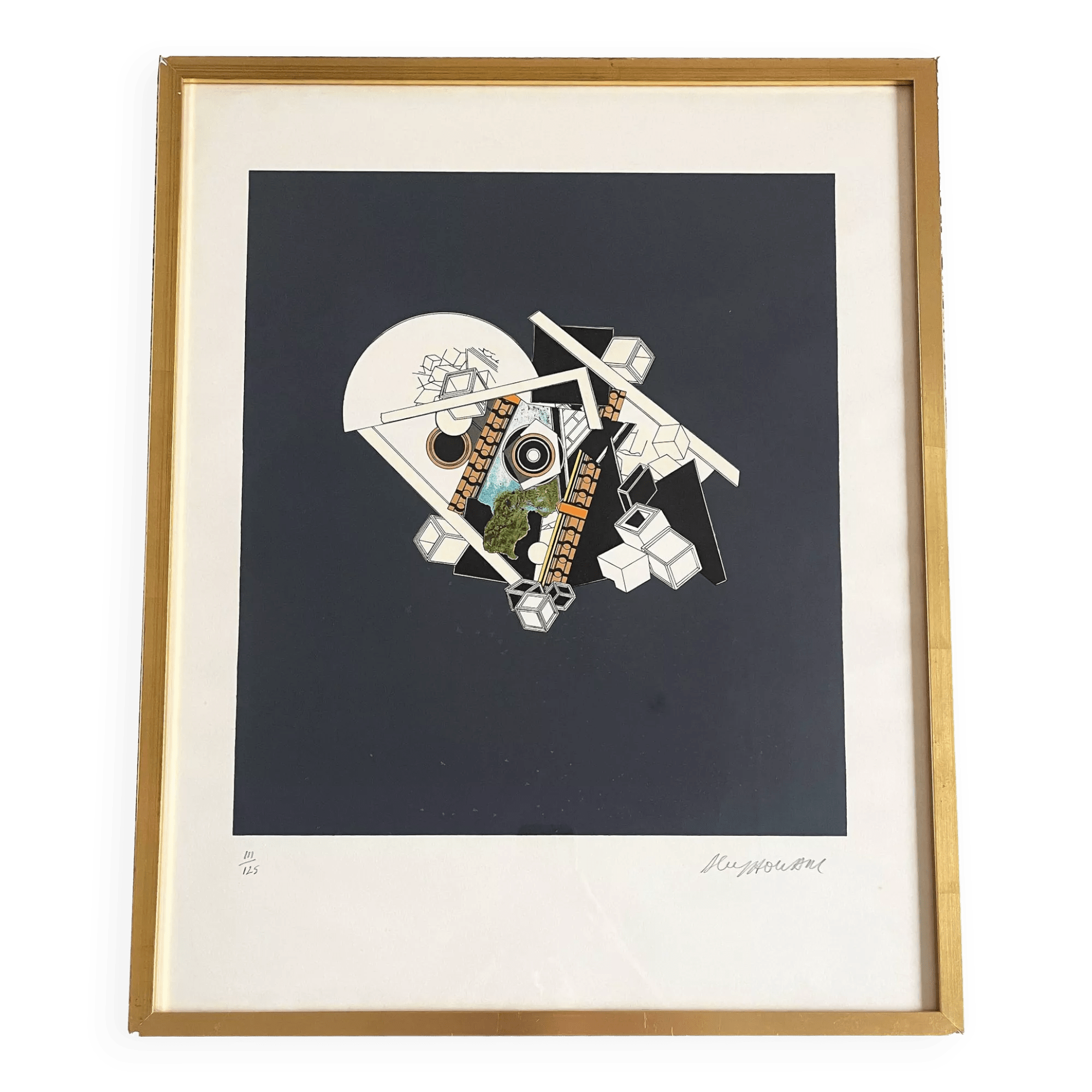 Lithographie Suite 1101 Fouillis II de Alain Le Yaouanc, édition