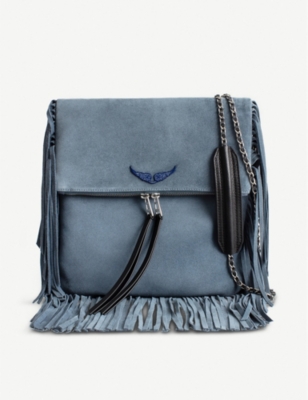ZADIG&VOLTAIRE Rockson fringed suede shoulder bag