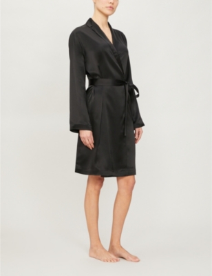 LA PERLA Notchlapel silk dressing gown