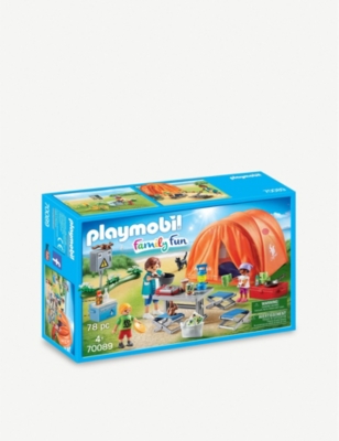 PLAYMOBIL 70089 Family Fun Camping Trip Tent set